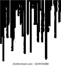 Black and white grunge vector line background. Abstract halftone illustration background. Grunge grid background pattern
