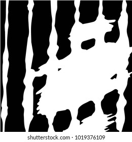 Black and white grunge vector line background. Abstract halftone illustration background. Grunge grid background pattern
