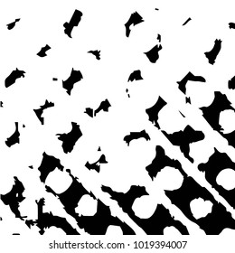 Black and white grunge vector line background. Abstract halftone illustration background. Grunge grid background pattern
