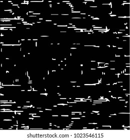 Black and white grunge vector line background. Abstract halftone illustration background. Grunge grid background pattern
