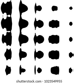 Black and white grunge vector line background. Abstract halftone illustration background. Grunge grid background pattern
