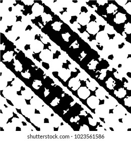 Black and white grunge vector line background. Abstract halftone illustration background. Grunge grid background pattern
