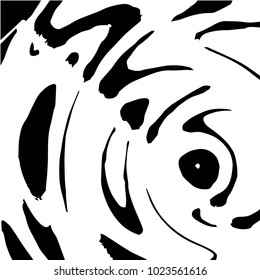 Black and white grunge vector line background. Abstract halftone illustration background. Grunge grid background pattern
