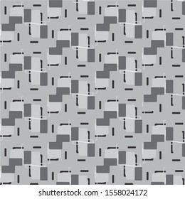 Black and white grunge vector line background. Abstract halftone illustration background. Grunge grid background pattern