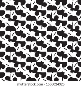 Black and white grunge vector line background. Abstract halftone illustration background. Grunge grid background pattern