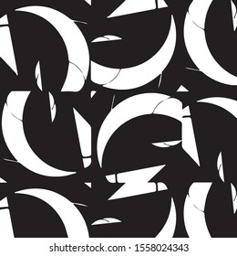 Black and white grunge vector line background. Abstract halftone illustration background. Grunge grid background pattern