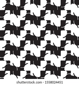 Black and white grunge vector line background. Abstract halftone illustration background. Grunge grid background pattern
