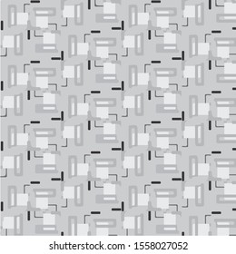 Black and white grunge vector line background. Abstract halftone illustration background. Grunge grid background pattern