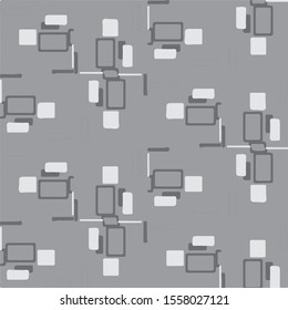 Black and white grunge vector line background. Abstract halftone illustration background. Grunge grid background pattern