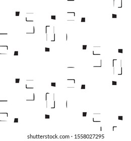 Black and white grunge vector line background. Abstract halftone illustration background. Grunge grid background pattern