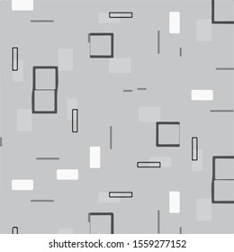 Black and white grunge vector line background. Abstract halftone illustration background. Grunge grid background pattern