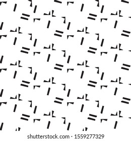 Black and white grunge vector line background. Abstract halftone illustration background. Grunge grid background pattern