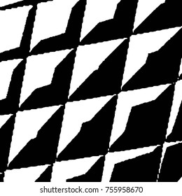 Black and white grunge vector line background. Abstract halftone illustration background. Grunge grid background pattern
