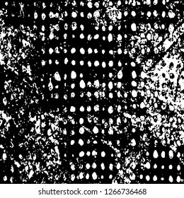 Black and white grunge. Vector monochrome texture