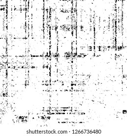 Black and white grunge. Vector monochrome texture