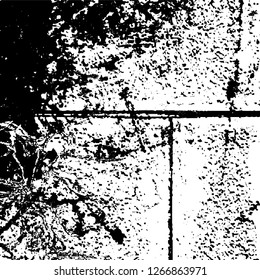 Black and white grunge. Vector monochrome texture