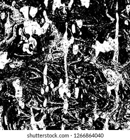 Black and white grunge. Vector monochrome texture