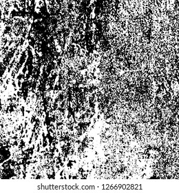 Black and white grunge. Vector monochrome texture