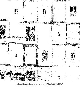 Black and white grunge. Vector monochrome texture