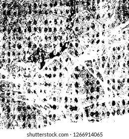 Black and white grunge. Vector monochrome texture