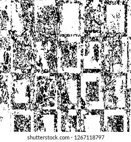 Black and white grunge. Vector monochrome texture