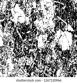 Black and white grunge. Vector monochrome texture