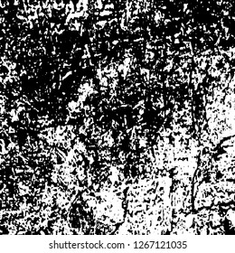 Black and white grunge. Vector monochrome texture
