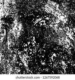 Black and white grunge. Vector monochrome texture