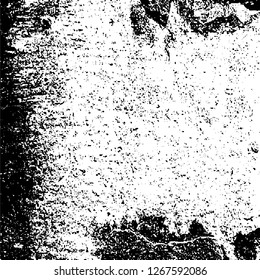 Black and white grunge. Vector monochrome texture