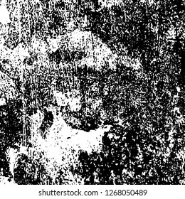 Black and white grunge. Vector monochrome texture