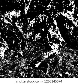 Black and white grunge. Vector monochrome texture