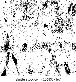 Black and white grunge. Vector monochrome texture