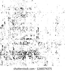 Black and white grunge. Vector monochrome texture