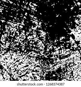 Black and white grunge. Vector monochrome texture