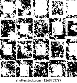 Black and white grunge. Vector monochrome texture