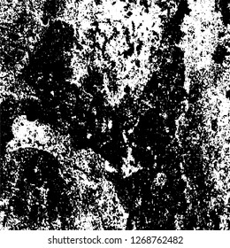 Black and white grunge. Vector monochrome texture