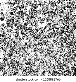 Black and white grunge. Vector monochrome texture