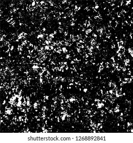 Black and white grunge. Vector monochrome texture