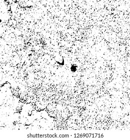 Black and white grunge. Vector monochrome texture