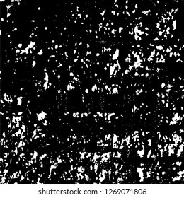 Black and white grunge. Vector monochrome texture