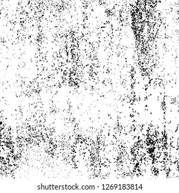 Black and white grunge. Vector monochrome texture