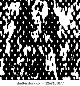 Black and white grunge. Vector monochrome texture
