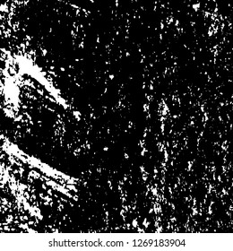 Black and white grunge. Vector monochrome texture
