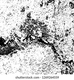 Black and white grunge. Vector monochrome texture