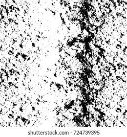 Black and white grunge. Vector monochrome abstract texture. Stains, splashes, scratches, chips, scuff the old surface. Vintage elements for design and print