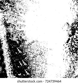 Black and white grunge. Vector monochrome abstract texture. Stains, splashes, scratches, chips, scuff the old surface. Vintage elements for design and print