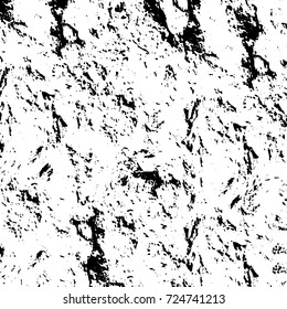 Black and white grunge. Vector monochrome abstract texture. Stains, splashes, scratches, chips, scuff the old surface. Vintage elements for design and print