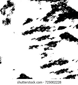Black and white grunge. Vector monochrome abstract texture. Stains, splashes, scratches, chips, scuff the old surface. Vintage elements for design and print