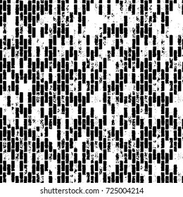 Black and white grunge. Vector monochrome abstract texture. Stains, splashes, scratches, chips, scuff the old surface. Vintage elements for design and print