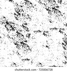 Black and white grunge. Vector monochrome abstract texture. Stains, splashes, scratches, chips, scuff the old surface. Vintage elements for design and print
